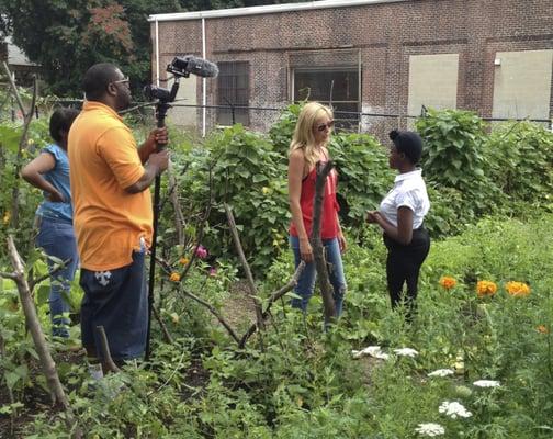 Co-Founder, Cedric Arno, shooting the short film "Hunger".