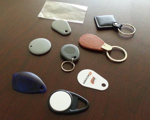 Key fobs in all forms and RFID technologies