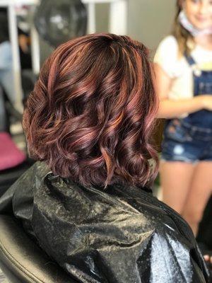 Rose Gold Highlights!!!