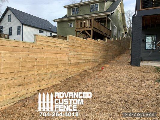 wood fence