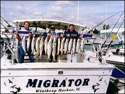 Great time. Migrator Charters. Winthrop Harbor.