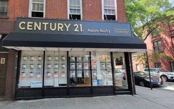 CENTURY 21 Awaye Realty Storefront located at 526 Court Street, Brooklyn NY 11231