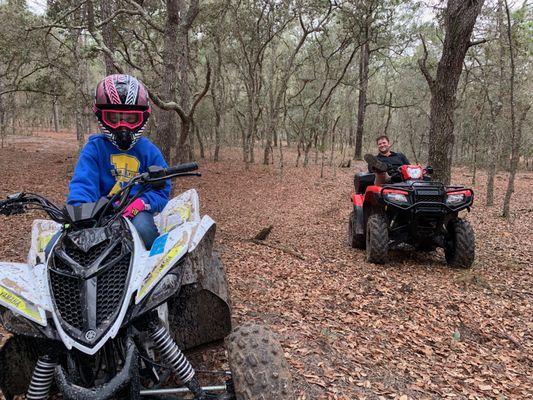 miles of trails through the woods