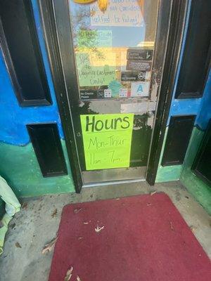 New Hours!