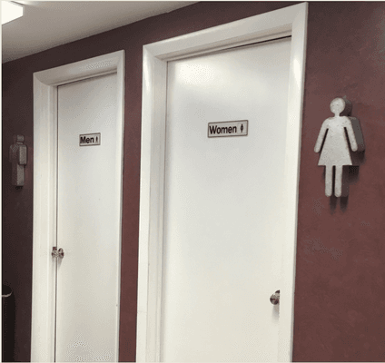 Men's and Woman's Restrooms