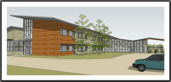 Gladewater Middle School Artist Rendering