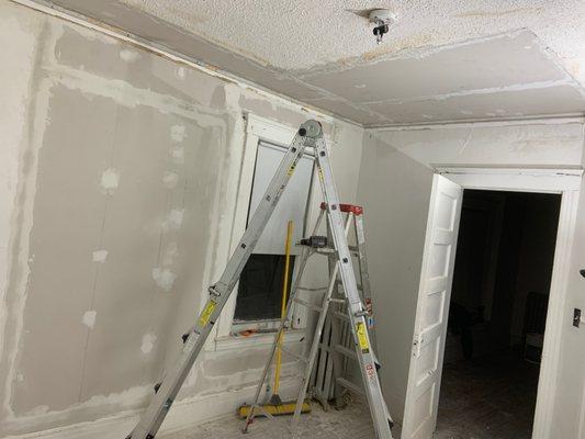 ceiling and wall repair