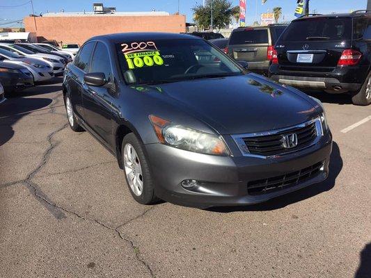 2009 HONDA ACCORD V6
 $1000 DELIVERS TODAY