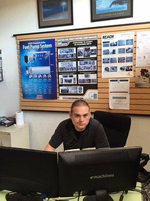 Raul one of our experienced staff to help you