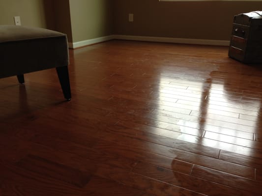 To me 6 hours of scrubbing to get the glue up off the master bedroom floor after First Call Home Improvement workers left.