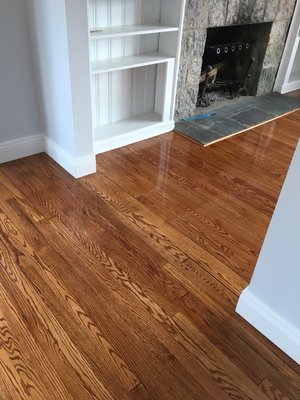 Living room and dining room in Huntington Bay