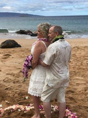 Wedding photo on the beach