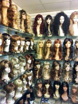 A small sample of our wigs