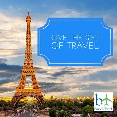 "Travel - the only thing you buy that makes you richer." Contact us today to buy a gift certificate for the traveler in your life!