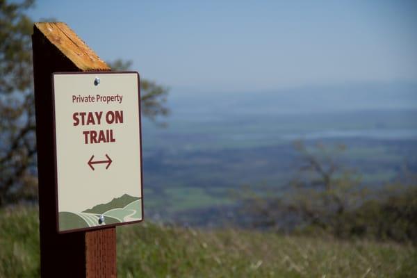 Sonoma County Ag Preservation Signage