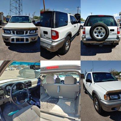 2000 Isuzu Amigo 
159k miles
Sweet sport utility vehicle
Contact us for details!