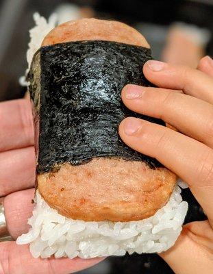 Spam Musubi, great if you take some of the rice out