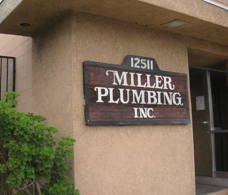 Miller Plumbing Signage.