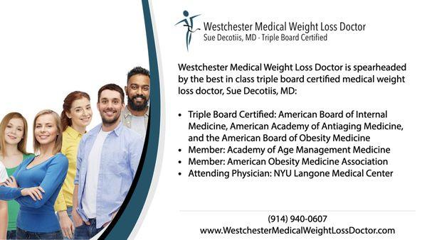 Westchester Medical Weight Loss Doctor - About the Doctor - Credentials