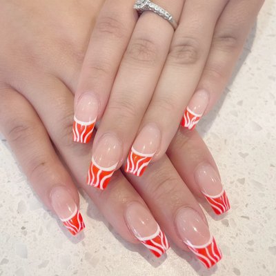 #nailart #valentines #valentine #valentinesnails #nails #acrylicnails #uvgel #uvgelnails #holidays #holidaynails #dippowdernails