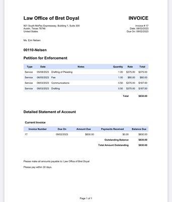 Law Office of Bret C Doyal