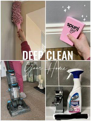 Experience the convenience of a pristine space with Deep Cleaning  services.