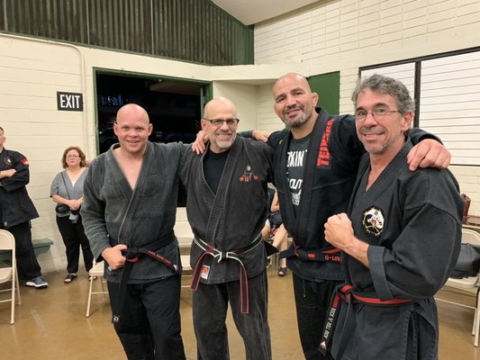 Glover receives his 7th Degree Hawaiian Kempo Black Belt