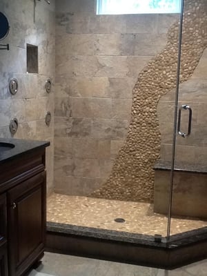 Frameless shower door