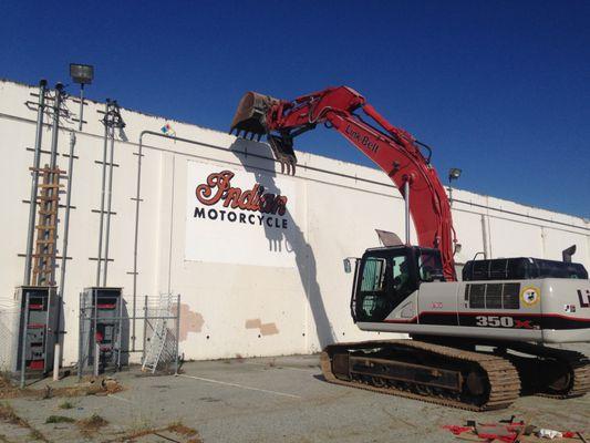 Indian Motor Cycle Factory Demolition