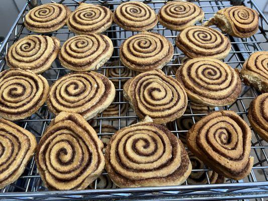 This are Cinnamon rolls