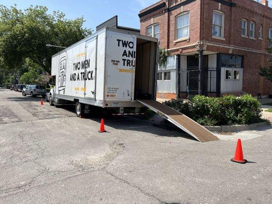 They didn't block the flow of traffic and put out safety cones.