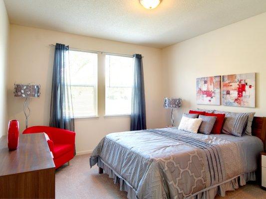 The Mason Spacious Master Bedroom #sunlight #relax