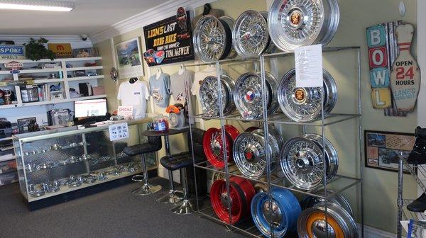 Whether you are looking for direct bolt or knock-off wire wheels, we have them all.