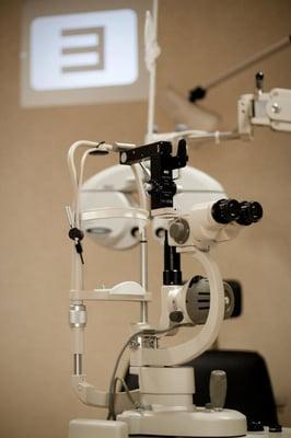 Our biomicroscope allows the doctors to asses ocular health inside and outside the eye