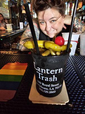 Bartender-ess extraordinaire with the best bloody Mary in town.