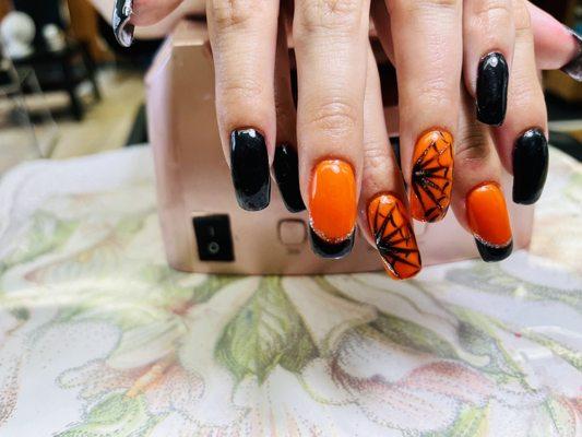 Halloween  Nails  by John and Sandy