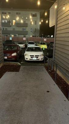 Residents who park wherever whenever!