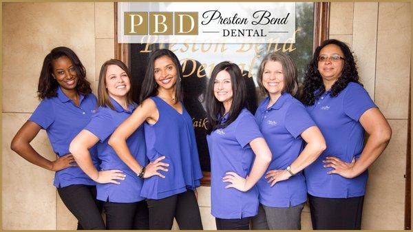 Our friendly dental team at Preston Bend Dental