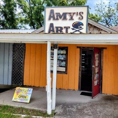 Amy's ART new location at Coffelt Country Craft Village.