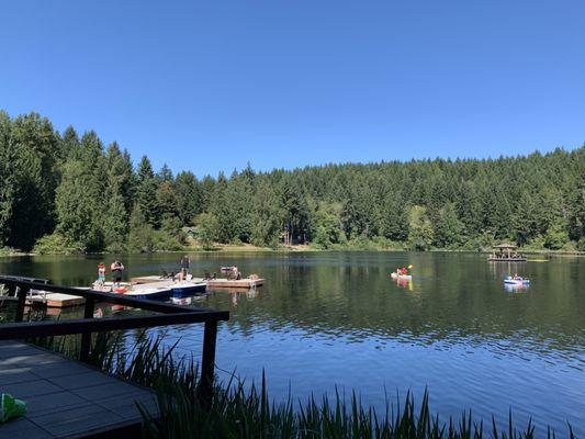 Lost Lake on a summer day