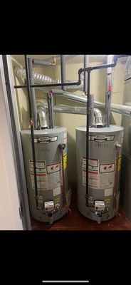 Hot water tanks