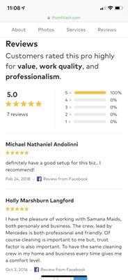 Some of our reviews!