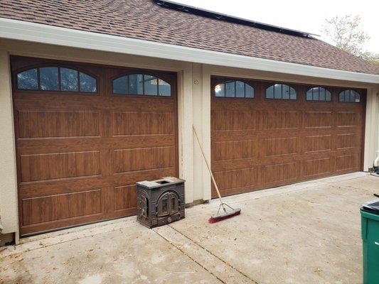 Garage door installation