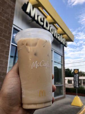 McCafe Vanilla iced coffee