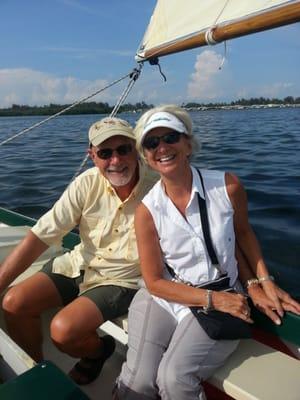 Sailing with Captain Geoff on the Whisper.