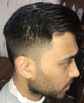 #1 fade with a trim on top