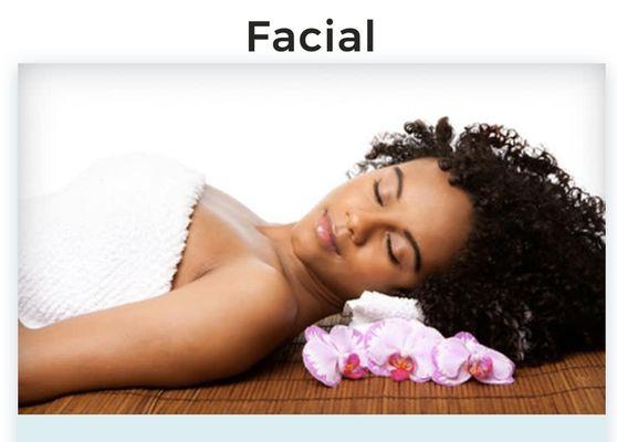 Balancing facial massage