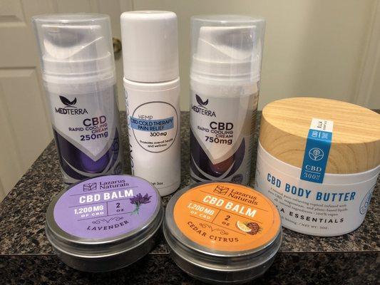 THC Free CBD creams!