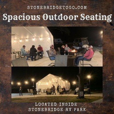 Spacious Outdoor Seating