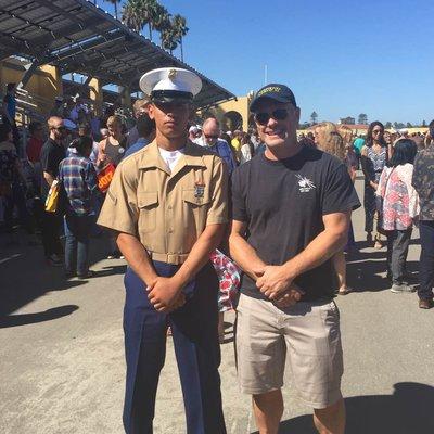 My young friend's Marine graduation